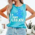 Da Pope Leo XIV Baseball Comfort Colors Tank Top Light Green