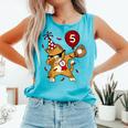 Dabbing Cool Cat Baseball 5th Birthday Comfort Colors Tank Top Light Green Dabbing Cool Cat Baseball 5th Birthday Comfort Colors Tank Top Light Green