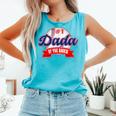 Dada Rookie Of Year 1st Birthday Baseball Theme Matching Comfort Colors Tank Top Light Green