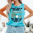 I Didn't Plan On Becoming a Baseball Mom Baseball Comfort Colors Tank Top Light Green I Didn't Plan On Becoming a Baseball Mom Baseball Comfort Colors Tank Top Light Green