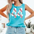 Distressed Baseball Number 44 Jersey Uniform Player Fan Comfort Colors Tank Top Light Green Distressed Baseball Number 44 Jersey Uniform Player Fan Comfort Colors Tank Top Light Green