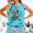 Easter Bunny Baseball Player Batter Rabbit Boys Kids Men Comfort Colors Tank Top Light Green Easter Bunny Baseball Player Batter Rabbit Boys Kids Men Comfort Colors Tank Top Light Green