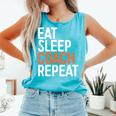Eat Sleep Coach Repeat Shirt Men Women Baseball Lover Comfort Colors Tank Top Light Green Eat Sleep Coach Repeat Shirt Men Women Baseball Lover Comfort Colors Tank Top Light Green