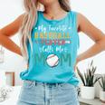 My Favorite Baseball Player Calls Me Mom Baseball Mom Premium Comfort Colors Tank Top Light Green My Favorite Baseball Player Calls Me Mom Baseball Mom Premium Comfort Colors Tank Top Light Green