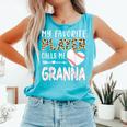 My Favorite Player Calls Me Granna Baseball Leopard Comfort Colors Tank Top Light Green My Favorite Player Calls Me Granna Baseball Leopard Comfort Colors Tank Top Light Green