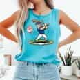 Goat Baseball Player With Bat And Ball Drip Animal Sports Comfort Colors Tank Top Light Green Goat Baseball Player With Bat And Ball Drip Animal Sports Comfort Colors Tank Top Light Green