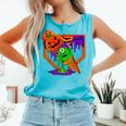 Halloween Baseball Ice Cream Drip Boys Girls Youth Comfort Colors Tank Top Light Green Halloween Baseball Ice Cream Drip Boys Girls Youth Comfort Colors Tank Top Light Green