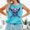 Halloween Baseball Skull Drip Baseball Lifestyle Boy Men Comfort Colors Tank Top Light Green Halloween Baseball Skull Drip Baseball Lifestyle Boy Men Comfort Colors Tank Top Light Green