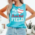 My Heart Is On That Field Baseball Player Baseball Mom Comfort Colors Tank Top Light Green My Heart Is On That Field Baseball Player Baseball Mom Comfort Colors Tank Top Light Green