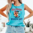 Hey Chicago Whadya Say Baseball Hot Dog Comfort Colors Tank Top Light Green Hey Chicago Whadya Say Baseball Hot Dog Comfort Colors Tank Top Light Green