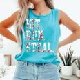 Hit Run Steal Baseball Mom For Women Baseball Comfort Colors Tank Top Light Green Hit Run Steal Baseball Mom For Women Baseball Comfort Colors Tank Top Light Green