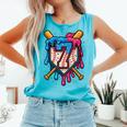 HUGvyn 7th Birthday Baseball Ice Cream Drip Number 7 Kid Boy Comfort Colors Tank Top Light Green HUGvyn 7th Birthday Baseball Ice Cream Drip Number 7 Kid Boy Comfort Colors Tank Top Light Green