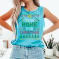 I’Ll Be Home For Christmas Baseball Ugly Sweater Comfort Colors Tank Top Light Green I’Ll Be Home For Christmas Baseball Ugly Sweater Comfort Colors Tank Top Light Green
