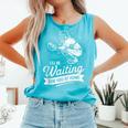 I'Ll Be Waiting For You At Home Baseball Comfort Colors Tank Top Light Green