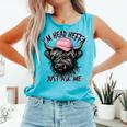 I'm Head Heffa Just Ask Me Bossy Highland Cow Baseball Cap Comfort Colors Tank Top Light Green I'm Head Heffa Just Ask Me Bossy Highland Cow Baseball Cap Comfort Colors Tank Top Light Green
