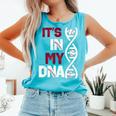 ITS In My DNA Baseball Sport Player Saying Comfort Colors Tank Top Light Green