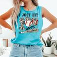 I Just Hit 100 Days Of School Teacher Baseball Boys Kids Comfort Colors Tank Top Light Green I Just Hit 100 Days Of School Teacher Baseball Boys Kids Comfort Colors Tank Top Light Green