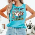 Kids I Just Hit 100 Days Boys 100 Days Of School Baseball Kids Comfort Colors Tank Top Light Green Kids I Just Hit 100 Days Boys 100 Days Of School Baseball Kids Comfort Colors Tank Top Light Green