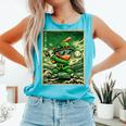 Leprechaun Playing Baseball Japanese Art St Patricks Day Comfort Colors Tank Top Light Green