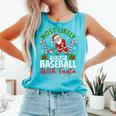 Most Likely To Play Baseball With Santa Christmas Pajamas Comfort Colors Tank Top Light Green Most Likely To Play Baseball With Santa Christmas Pajamas Comfort Colors Tank Top Light Green