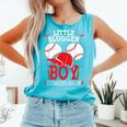 Little Slugger Boy Coming Soon Baby Announcement Baseball Comfort Colors Tank Top Light Green Little Slugger Boy Coming Soon Baby Announcement Baseball Comfort Colors Tank Top Light Green