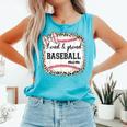 Loud & Proud Baseball Mom Women Comfort Colors Tank Top Light Green Loud & Proud Baseball Mom Women Comfort Colors Tank Top Light Green