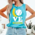 Love Bananas Banana Baseball Comfort Colors Tank Top Light Green Love Bananas Banana Baseball Comfort Colors Tank Top Light Green