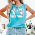 Lucky Number 13 Baseball Mom Baseball Number 13 Lucky 13 Comfort Colors Tank Top Light Green Lucky Number 13 Baseball Mom Baseball Number 13 Lucky 13 Comfort Colors Tank Top Light Green