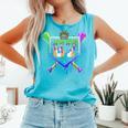 Mardi Gras Baseball Carnival Party Ice Cream Drip Boys Comfort Colors Tank Top Light Green Mardi Gras Baseball Carnival Party Ice Cream Drip Boys Comfort Colors Tank Top Light Green
