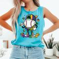 Mardi Gras Ice Cream Drip Baseball Carnival Party Mask Boys Comfort Colors Tank Top Light Green Mardi Gras Ice Cream Drip Baseball Carnival Party Mask Boys Comfort Colors Tank Top Light Green