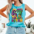 Mardi Gras Six Seven Baseball Drip Number 6 7 Meme Comfort Colors Tank Top Light Green Mardi Gras Six Seven Baseball Drip Number 6 7 Meme Comfort Colors Tank Top Light Green