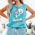 Mask On Fear Gone Baseball Catcher Softball Comfort Colors Tank Top Light Green Mask On Fear Gone Baseball Catcher Softball Comfort Colors Tank Top Light Green
