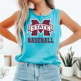 Mississippi State Baseball Bulldogs NCAA MS16 Comfort Colors Tank Top Light Green Mississippi State Baseball Bulldogs NCAA MS16 Comfort Colors Tank Top Light Green