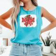Mom Of Both Baseball Mom Mommy Comfort Colors Tank Top Light Green