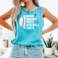 Moms Against Baseball Pants Baseball Mom Premium Comfort Colors Tank Top Light Green