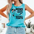 Moms Against White Baseball Pants Funny Baseball Mom Comfort Colors Tank Top Light Green Moms Against White Baseball Pants Funny Baseball Mom Comfort Colors Tank Top Light Green