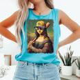 Mona Lisa Baseball Trending Aesthetic Streetwear Comfort Colors Tank Top Light Green