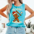 Oh Snap Gingerbreadman Baseball Christmas Men Boys Toddlers Comfort Colors Tank Top Light Green Oh Snap Gingerbreadman Baseball Christmas Men Boys Toddlers Comfort Colors Tank Top Light Green