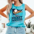 Pat's Pocket Pancakes Flag Baseball On Pancake Comfort Colors Tank Top Light Green Pat's Pocket Pancakes Flag Baseball On Pancake Comfort Colors Tank Top Light Green
