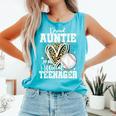 Proud Auntie Of An Official Teenager 13th Birthday Baseball Comfort Colors Tank Top Light Green Proud Auntie Of An Official Teenager 13th Birthday Baseball Comfort Colors Tank Top Light Green