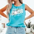 Proud Senior Grandma Class Of 2026 Baseball Graduate Leopard Comfort Colors Tank Top Light Green Proud Senior Grandma Class Of 2026 Baseball Graduate Leopard Comfort Colors Tank Top Light Green