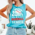 Proud Sister Of A Baseball Senior Class Of 2026 Graduation Comfort Colors Tank Top Light Green Proud Sister Of A Baseball Senior Class Of 2026 Graduation Comfort Colors Tank Top Light Green