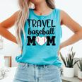 Proud Sports Mom Travel Baseball Mom For Game Day Comfort Colors Tank Top Light Green Proud Sports Mom Travel Baseball Mom For Game Day Comfort Colors Tank Top Light Green