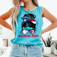 Puerto Rico Baseball Mom Messy Bun Boricua Comfort Colors Tank Top Light Green Puerto Rico Baseball Mom Messy Bun Boricua Comfort Colors Tank Top Light Green