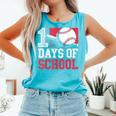 Retro 100 Days Of School Baseball Teacher Student 100 Days Comfort Colors Tank Top Light Green Retro 100 Days Of School Baseball Teacher Student 100 Days Comfort Colors Tank Top Light Green