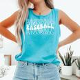 Retro Baseball Mama Groovy Baseball Mom Premium Comfort Colors Tank Top Light Green Retro Baseball Mama Groovy Baseball Mom Premium Comfort Colors Tank Top Light Green