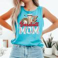 Retro Coffee Baseball Mama Mother's Day Baseball Mom Comfort Colors Tank Top Light Green