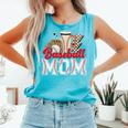 Retro Coffee Baseball Mama Mother's Day Baseball Mom Premium Comfort Colors Tank Top Light Green