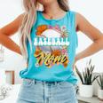Retro Groovy Baseball Mom Family Matching Women Comfort Colors Tank Top Light Green Retro Groovy Baseball Mom Family Matching Women Comfort Colors Tank Top Light Green