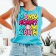 Retro Mama Mommy Mom Bruh Baseball Women Girls Comfort Colors Tank Top Light Green Retro Mama Mommy Mom Bruh Baseball Women Girls Comfort Colors Tank Top Light Green